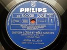 JOHNNY HALLYDAY-CHEVEUX LONGS ET IDEES COURTES RARE BRAZIL 7'' 1966 OTIS REDDING