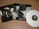 NIRVANA LP Bleach UK press WHITE VINYL LC 03159