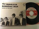 MONKEES SOMEDAY MAN/ LISTEN TO THE BAND ORIG 1969 PICTURE SLEEVE 7
