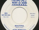 DON ROMANO on Merry-Go-Round —BEAUTIFUL b/w DON'T CRY— teen oldies 45 | PROMO