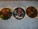 3 LP VINYL PICTURE RECORDS QUIET RIOT WILLIE NELSON MICHAEL JACKSON