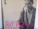 ART PEPPER LP The Return Of Score Mono