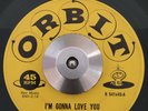 Rockabilly 45 Kenny Baker I'm Gonna Love You on Orbit HEAR