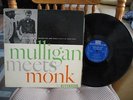 MONO BLUE  GERRY MULLIGAN MEETS MONK GREAT JAZZ LP DG RIVERSIDE RLP 12-247