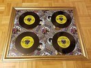 BEATLES PROMO  FRAMED SET LADY MADONNA ALL YOU NEED IS LOVE HELLO GOODBYE