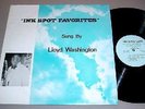 LLOYD WASHINGTON LP - RARE  Ink Spots Private Release