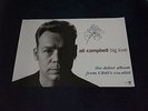 ALI CAMPBELL UB40 SIGNED POSTER