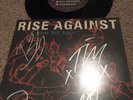 Signed Rise Against Limited Edition Vinyl Join The Ranks Blink 182 Nofx Green Da
