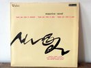 MAURICE RASKIN & HENRI HONEGGER / RAVEL violin & cello son/ RARE VALOIS LP / NM