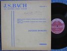 BACH Les Oeuvres pour Violon Vol.1 JACQUES DUMONT  BELVEDERE