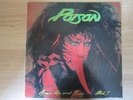 POISON OPEN UP AND SAY AHH  10 Tracks 1988 Korea Vinyl LP