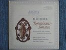 EDUARD MELKUS Biber Sonatas of the Rosary ARCHIV Stereo SAPM 198 422/23 NMINT