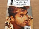 George Michael One more try Exclusive Free Badge 7 inch single
