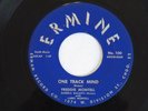 FREDDIE MONTELL One Track Mind / Beauty Ermine Obscure Chicago Bopper 45 HEAR