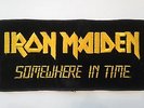 Iron Maiden Somewhere in time logo embroided LARGE patch Sew On music