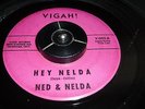 60s NED & NELDA Hey Nelda / Suf Along (Vigah) rare 1963 Frank Zappa 45