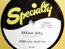 JESSE & MARVIN 78 Dream girl / Daddy loves baby SPECIALTY VG++ R&B vs107