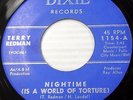 TERRY REDMAN mod beat popcorn 45 NIGHTIME is torture  WHAT IS FOREVER vg++ F2244