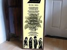 THIN LIZZY BLACK ROSE PROMOTIONAL POSTER LYRIC SHEET,POP HEAVY PUNK ROCK,WHISKY