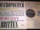 Rostropovich, Britten & Debussy Cello Sonatas, Schumann LP Decca SXL 2298 NM ED1
