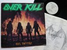 OVERKILL - Feel the Fire US 1.PRESS - Megaforce 1985