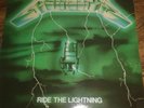 Metallica Ride the Lightning green marble with misprint US ONLY NO INTERNATIONAL