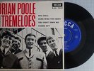 Brian poole and the tremeloes Rare Danish EP SDE 7261 Rag Doll Rock