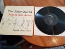 CHET BAKER QUARTET Jazz at Ann Arbor original 1st press DG MONO LP PACIFIC JAZZ