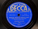 Andrews Sisters   Boogie Woogie Bugle Boy b/w Bounce Me Brother DECCA 3598 78