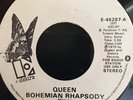 Queen Bohemian Rhapsody 1975 Mint Unplayed Promo 45rpm (Bin 45s)