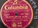 Columbia BENNY GOODMAN OR Mother's Som-In-Law BILLIE HOLIDAY's 1st 78 rpm  1933