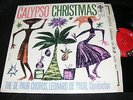 CALYPSO Christmas Classic Columbia 6-eye Holiday Exotic LP De Paur Chorus 50s