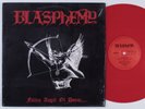 BLASPHEME Fallen Angel of Doom WILD RAGS WRR-019 LP VG++/VG+ red wax SHRINK