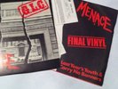 2x Rare Punk Vinyl Menace