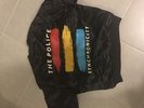The Police Vintage Diamond Dust black satin jacket Synchronicity 1983 Tour Promo