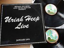 URIAH HEEP Live January 1973 2LP set shocking pink rim island 86796 XDT gatefold