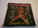 IRON MAIDEN – very rare old original 1986 SOMEWHERE IN TIME Patch