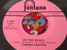 Rare U.K. Pop Psych RUBBLE 45 Finders Keepers On The Beach GLENN HUGHES HEAR