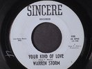 WARREN STORM: Your Kind Of Love / Memory Tree 45 Rockabilly