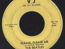 The Beatles 45 Record Yellow Vee Jay VJ 581 Please Please Me From Me To You HEAR