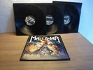 MANOWAR HELL ON STAGE LIVE 3 VINYL LP + INSERT NEAR MINT