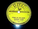 1957 JOHNNY CASH - SUN #279 78rpm - HOME OF THE BLUES / GIVE MY LOVE TO ROSE