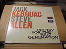 LP:  JACK KEROUAC STEVE ALLEN  Poetry For Beat Generation COLORED VINYL REISSUE