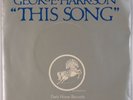 GEORGE HARRISON: This Song USA DARK HORSE Beatles DRC 8294 45 w/ PS NM-