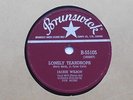 JACKIE WILSON Lonely teardrops / In the blue of... VG++ CANADA 1958 BRUNSWICK 78