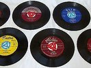 (6) RARE 1950's R&B 45's - VELVETS, RIVILEERS, TEARS, SCARLETS, RICHARD BERRY