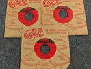 3 Doo-Wop 45 Records GEE Label Cleftones Frankie Lymon Teenagers 1031 1032 1018