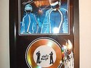DAFT PUNK  SIGNED FRAMED GOLD DISC  NEW FRAME   DISPLAY  2