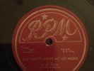 78 RPM BLUES Early B B KING Fine Lookin Woman/She Don't Move RPM 348 E+