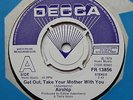 AIRSHIP – 7” Get Out, Take Your Mother (Punk / Glam / New Wave / Decca Promo)